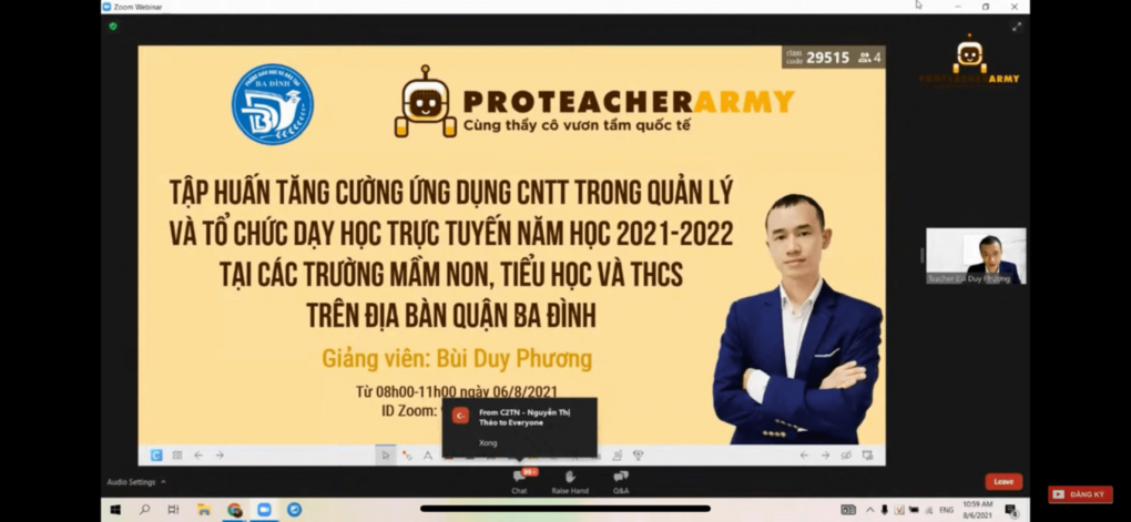 Tập huấn đáp ứng yêu cầu chuyển đổi số giáo dục trong thời đại 40 - Chuyên đề 1 Sử dụng Google form