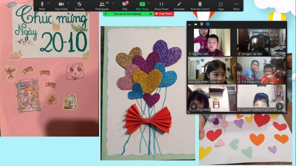 Những tấm thiệp yêu thương trong ngày 20/10