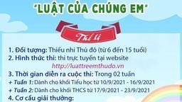 Phát động cuộc thi "Tìm hiểu Luật trẻ em 2016'