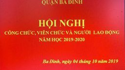HỘI NGHỊ CÔNG CHỨC, VIÊN CHỨC VÀ NGƯỜI LAO ĐỘNG NĂM HỌC 2019-2020 VÀ ĐẠI HỘI CÔNG ĐOÀN NHIỆM KỲ 2019-2024 TRƯỜNG TIỂU HỌC NGUYỄN BÁ NGỌC