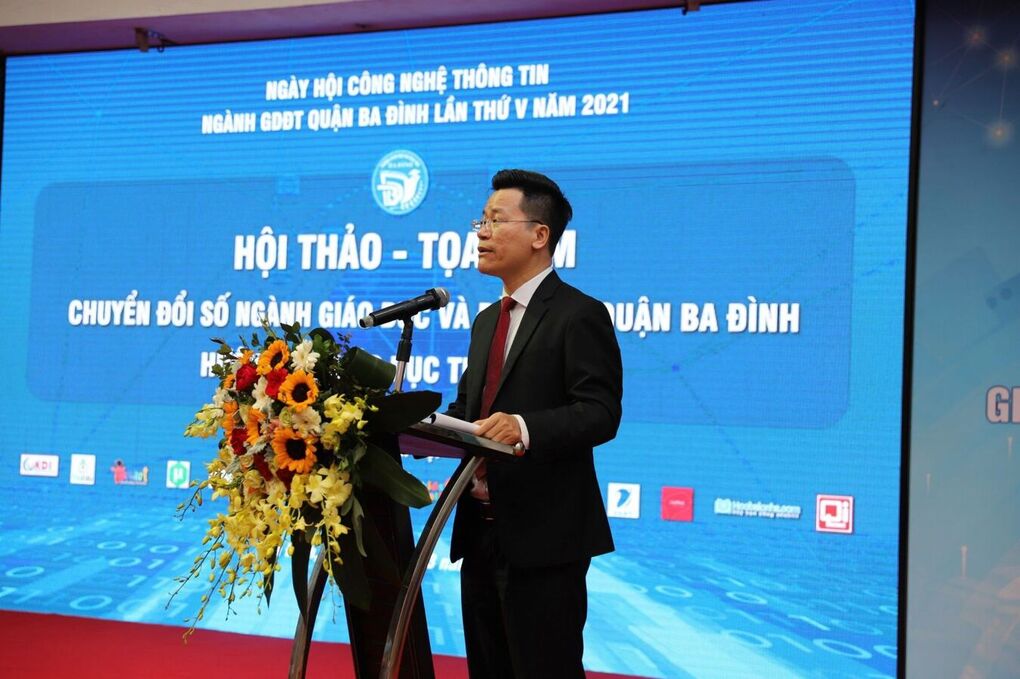 Trường Tiểu học Nguyễn Bá Ngọc với Ngày hội Công nghệ thông tin ngành Giáo dục và Đào tạo quận Ba Đình lần thứ V chủ đề “Chuyển đổi số ngành Giáo dục Đào tạo - xây dựng giáo dục thông minh”
