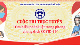 Tham gia thi trực tuyến "Tìm hiểu pháp luật trong phòng, chống Covid - 19"