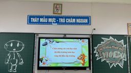 Học sinh khối 1,3 trường Tiểu học Nguyễn Bá Ngọc hào hứng tranh tài ở cuộc thi Đấu trường toán học cấp trường