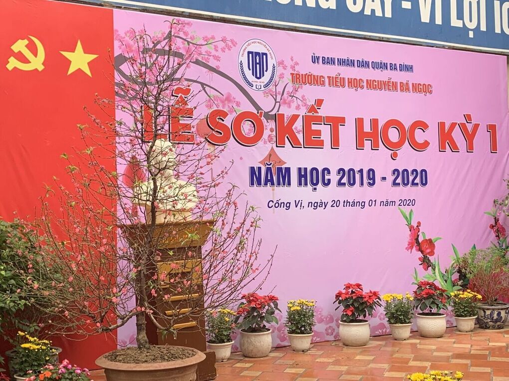 LỄ SƠ KẾT HỌC KÌ I CỦA TRƯỜNG TIỂU HỌC NGUYỄN BÁ NGỌC NĂM HỌC 2019-2020