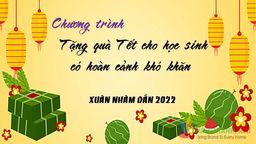Ấm áp những phần quà Tết tặng học sinh có hoàn cảnh khó khăn