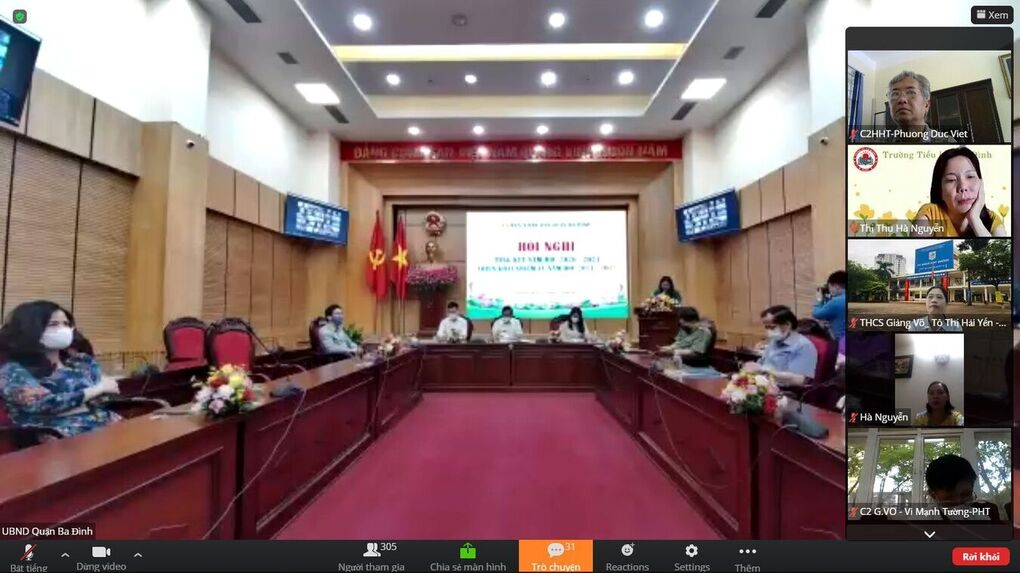 Ngành Giáo dục Ba Đình tổng kết năm học 2020 - 2021 và triển khai năm học mới