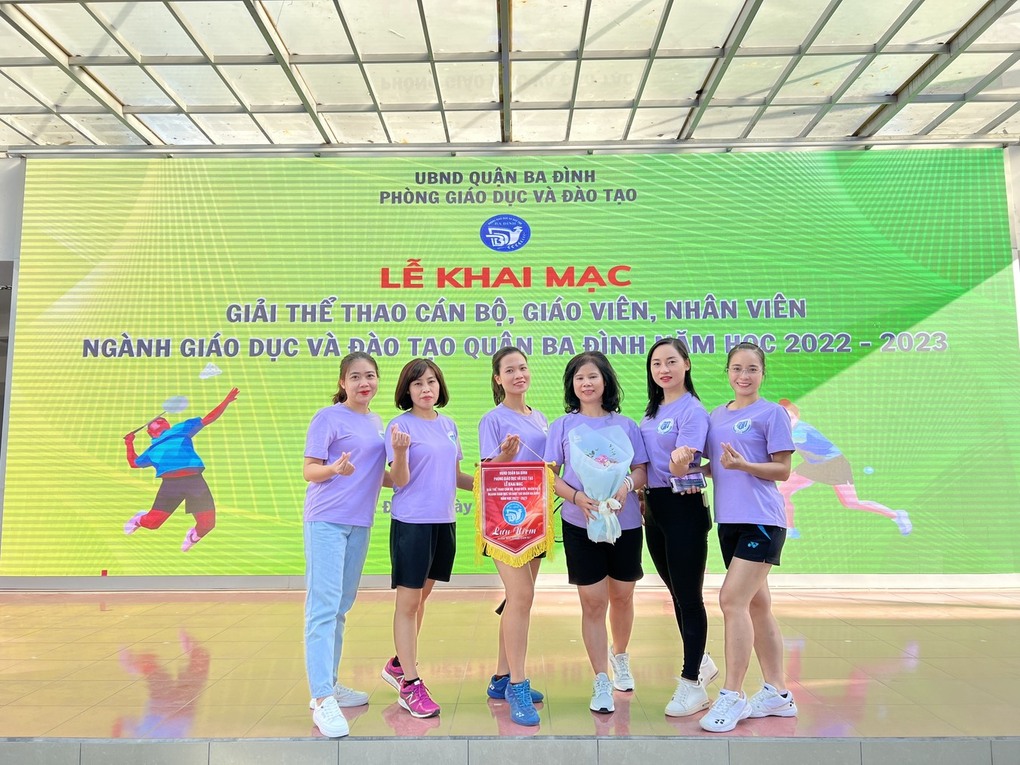 Trường Tiểu học Nguyễn Bá Ngọc đạt Huy chương đồng trong giải thể thao ngành Giáo dục & Đào tạo quận Ba Đình năm học 2022 - 2023