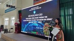 Quận Ba Đình tổ chức Hội nghị báo cáo ứng dụng CNTT trong ngành GD-ĐT năm học 2021-2022