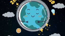 Học sinh trường Tiểu học Nguyễn Bá Ngọc tích cực hưởng ứng Giờ Trái đất 2022