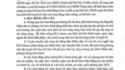 Triển khai cuộc thi vẽ tranh theo chủ đề "Em yêu Seagame"