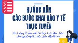 HƯỚNG DẪN PHHS KHAI BÁO Y TẾ CHO HS TRÊN ENETVIET