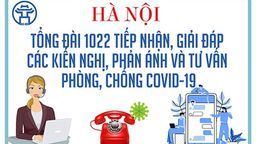 Điều chỉnh các nhánh 1, 2 và 3 của Tổng đài 1022 thành phố Hà Nội từ ngày 4/3