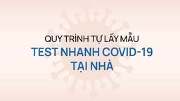 Hướng dẫn quy trình tự test nhanh Covid - 19 tại nhà