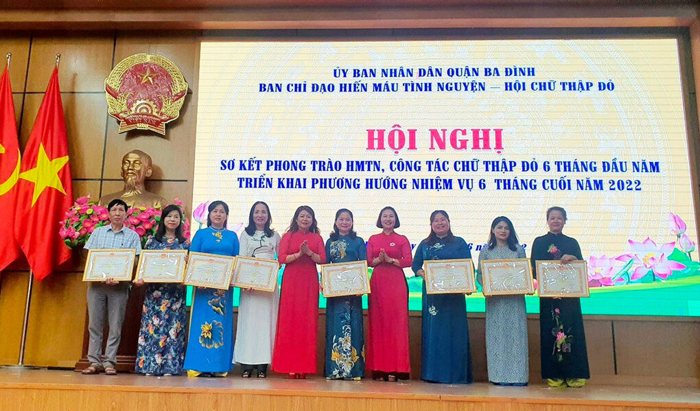 Hội Chữ thập đỏ Ba Đình dành hơn 10 tỷ đồng cứu trợ cho khoảng 16 nghìn người