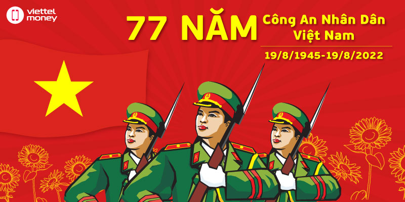 Trường Tiểu học Nguyễn Bá Ngọc chúc mừng 77 năm ngày truyền thống Công an nhân dân (19/8/1945 – 19/8/2022)