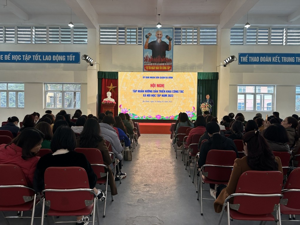 Hội nghị tập huấn hướng dẫn triển khai công tác xã hội học tập năm học 2023