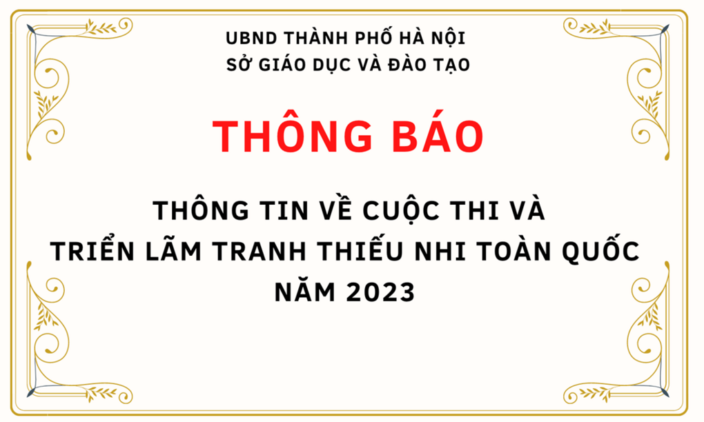 Cuộc thi và Triển lãm Tranh thiếu nhi toàn quốc năm 2023