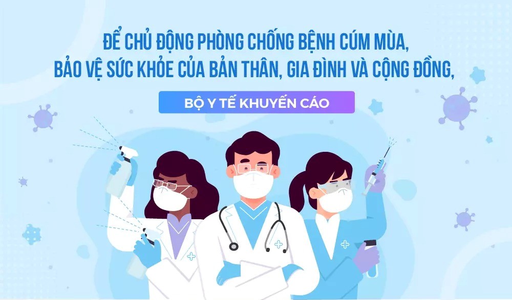 Bộ Y tế khuyến cáo 5 biện pháp phòng cúm mùa