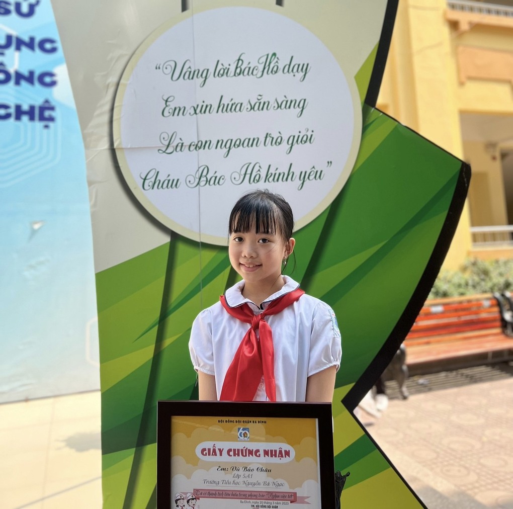 Vũ Bảo Châu – Cô bé tài năng, duyên dáng, thích làm "Nghìn việc tốt"
