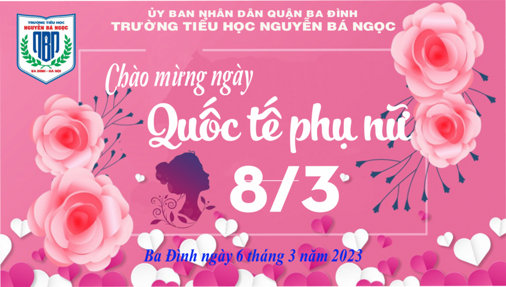 Trường Tiểu học Nguyễn Bá Ngọc tổ chức sinh hoạt dưới cờ chủ đề "Chào mừng ngày Quốc tế phụ nữ 8/3"