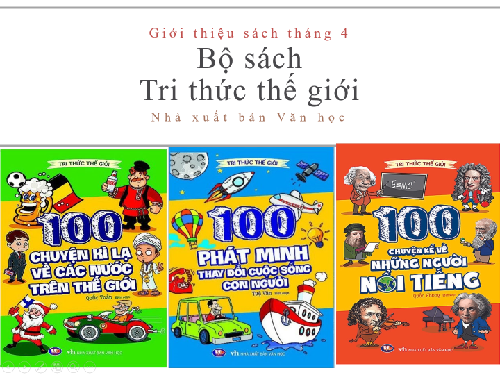Giới thiệu sách tháng 4 - Bộ sách: “Tri thức thế giới”