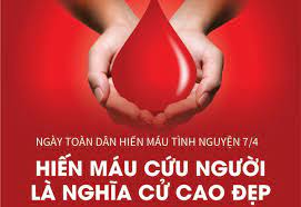 Ngày toàn dân hiến máu tình nguyện 7/4: Hiến máu cứu người là nghĩa cử cao đẹp