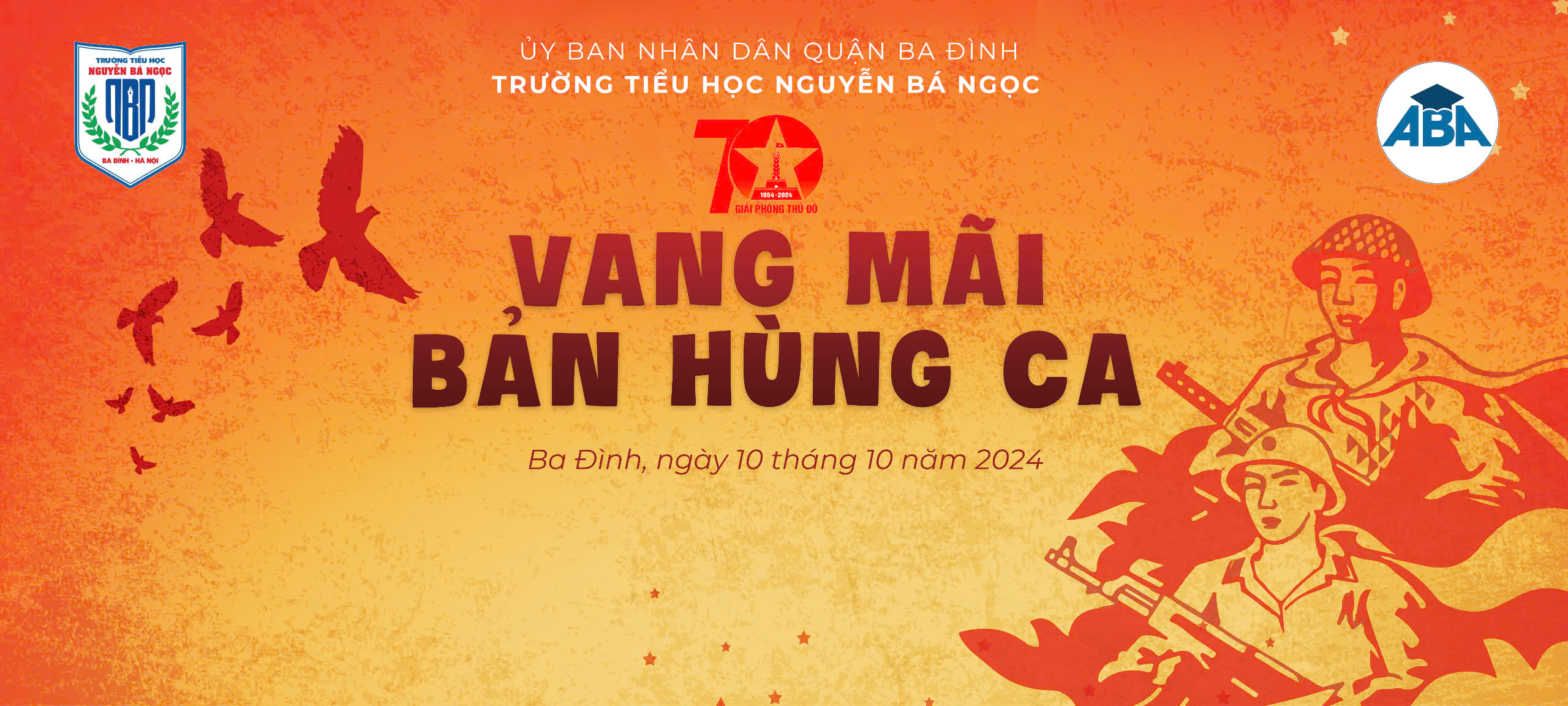 Trường Tiểu học Nguyễn Bá Ngọc tổ chức cho học sinh tham gia Hoạt động trải nghiệm: Hà Nội vang mãi bản hùng ca