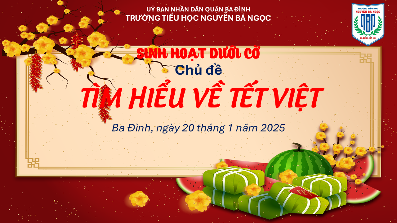 Học sinh trường Tiểu học Nguyễn Bá Ngọc thích thú “Tìm hiểu về Tết Việt”