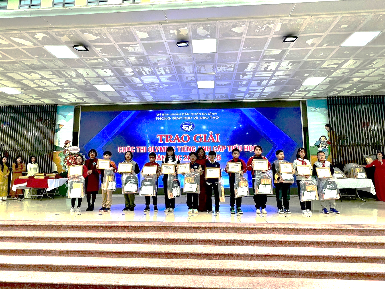 Vinh danh học sinh đạt giải Olympic Tiếng Anh cấp Tiểu học năm học 2024 – 2025