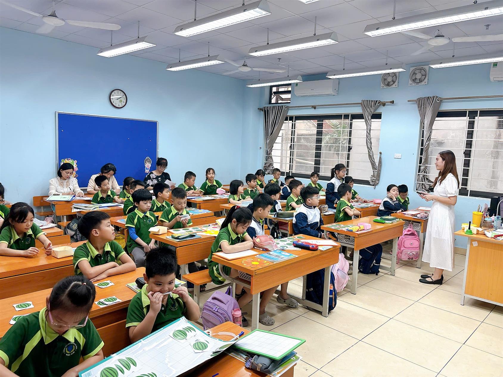 Đổi mới, sáng tạo với tiết học môn Toán cùng lớp 3A4