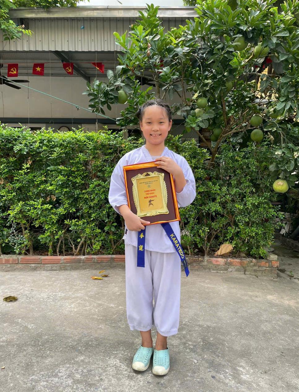 Chúc mừng thành tích học sinh Phạm Ngọc Vân - Ngôi Sao Nhỏ Toả Sáng trường Tiểu học Nguyễn Bá Ngọc