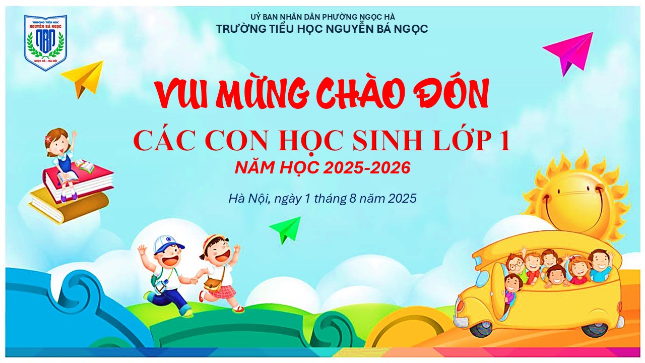 Trường tiểu học Nguyễn Bá Ngọc tưng bừng tổ chức Lễ đón học sinh Khối 1 năm học 2025 - 2026