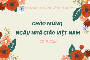 Thiệp học sinh khối 1,2 tham gia cuộc thi “Thay lời tri ân” - Chào mừng ngày Nhà giáo Việt Nam 20/11 (2021)