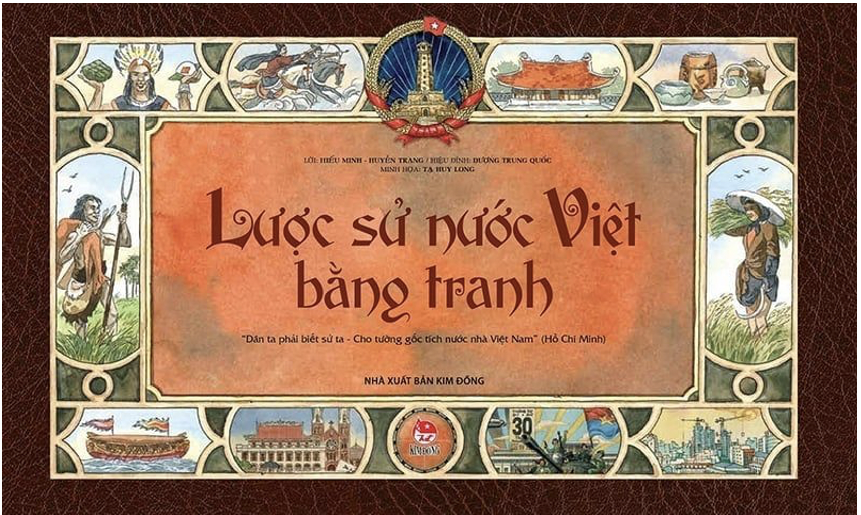 Thư viện trường Tiểu học Nguyễn Bá Ngọc giới thiệu cuốn sách song ngữ "Lược sử nước Việt bằng tranh".