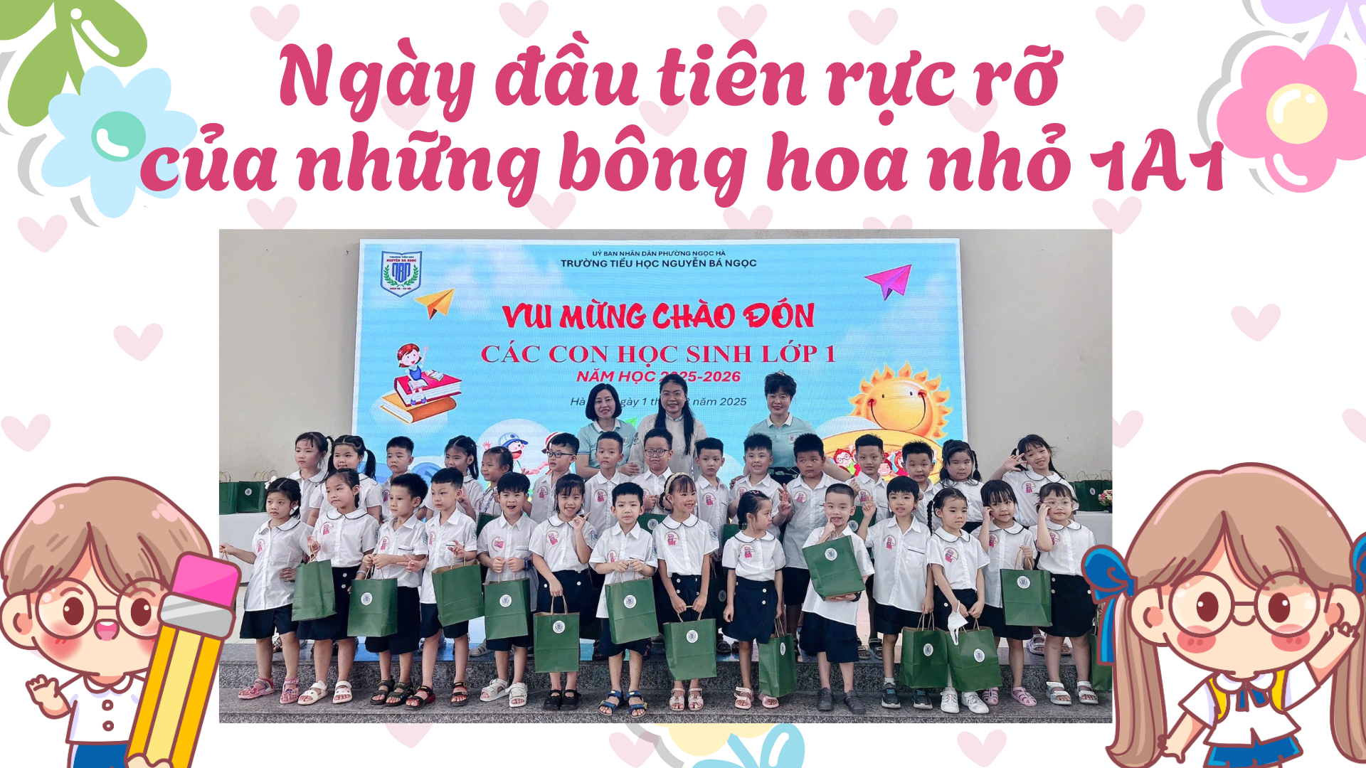 Ngày đầu tiên rực rỡ của những bông hoa nhỏ 1A1